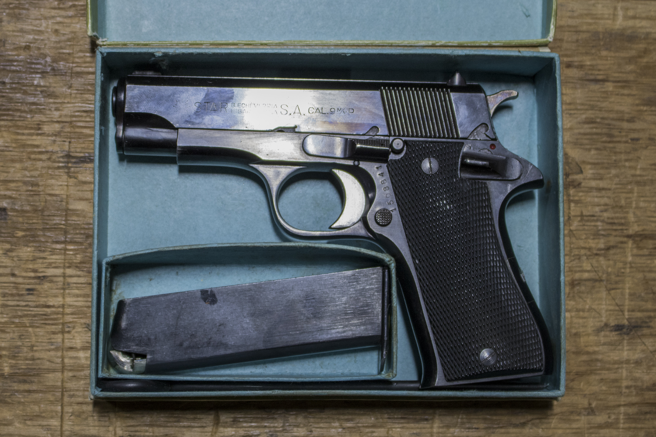 Star Model BM 9mm Semi-Automatic Pistol (Good Condition)