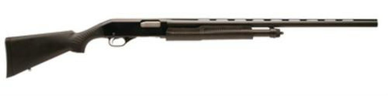 Stevens 320 Field Grade, Pump, 12 Ga 3″ Chamber, 28″ Vent Rib Barrel, Black Color, Black Polymer Stock, Right Hand, Modified Choke, 5Rd, Bead Sight