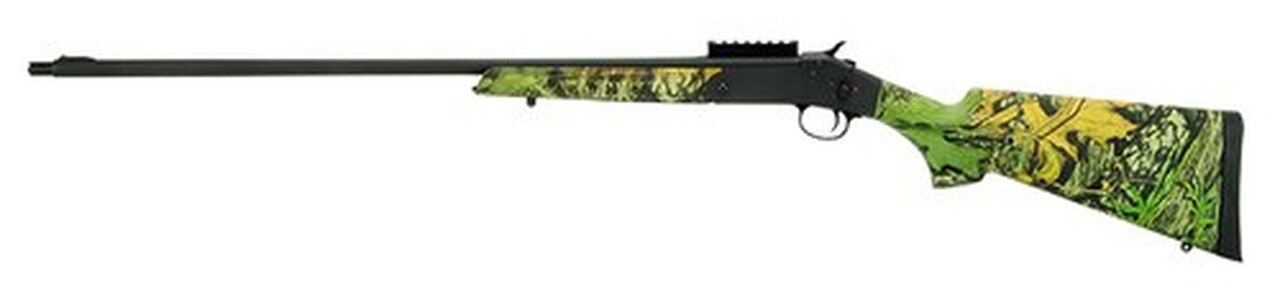 Stevens M301 Turkey Obsession, Single Shot, 20 Ga 3″ Chamber, 26″ Barrel, Black Color, Mossy Oak Breakup Polymer Stock, Right Hand, X-Full Choke, Bead Sight