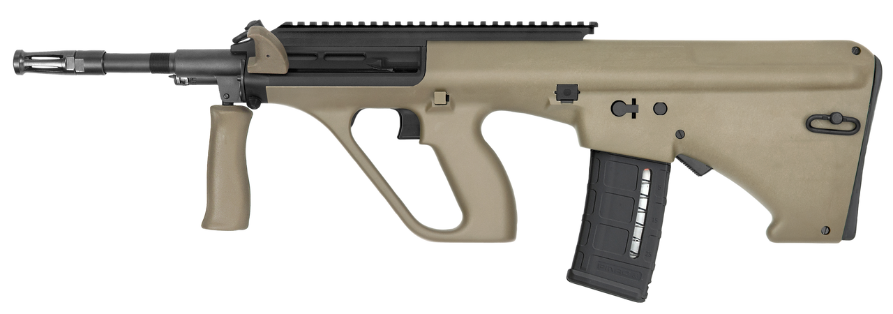 Steyr Arms AUG A3 M1 NATO, .223/5.56, 16″ Barrel, Synthetic Stock, 30Rd, Extended Rail, Mud Finish