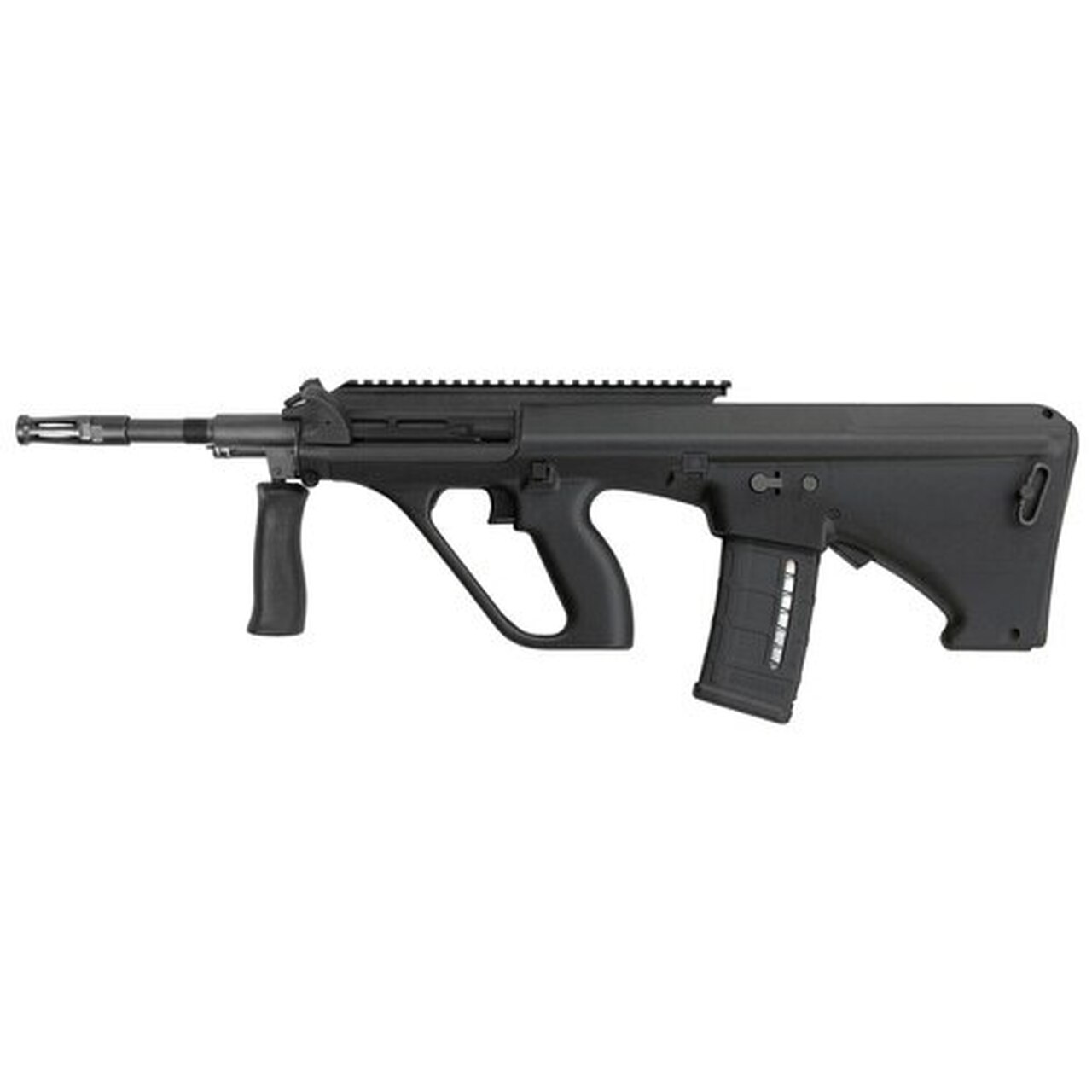 Steyr AUG A1 223 Rem/5.56mm, 16″ Barrel, Black NATO Stock, QD Front Sling Swivel, Long Rail 30rd Mag
