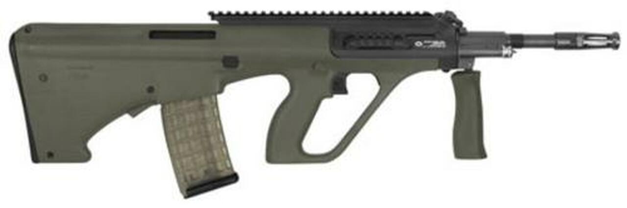 Steyr AUG A3 M1, .223/5.56, 16″, 30rd, Extended Rail, Green Synthetic Stock