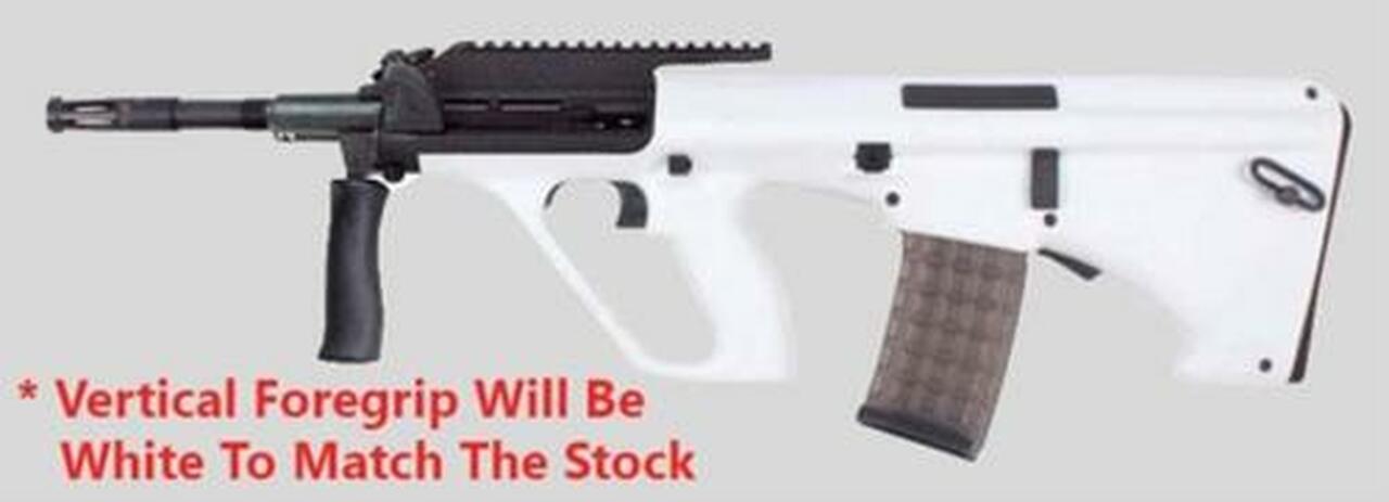 STEYR AUG A3 M1 RIFLE 5.56X45 16″ Barrel, WHITE, HIGH RAIL, 30 Rd Mag