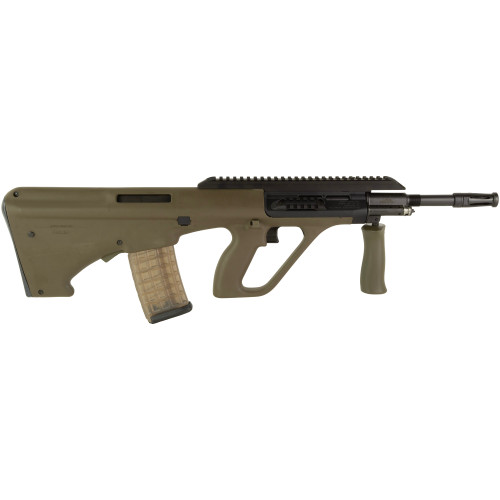 Steyr AUG A3 M2 223 Remington/5.56x45mm, 16″ Barrel, Green, Synthetic Stock, 30rd