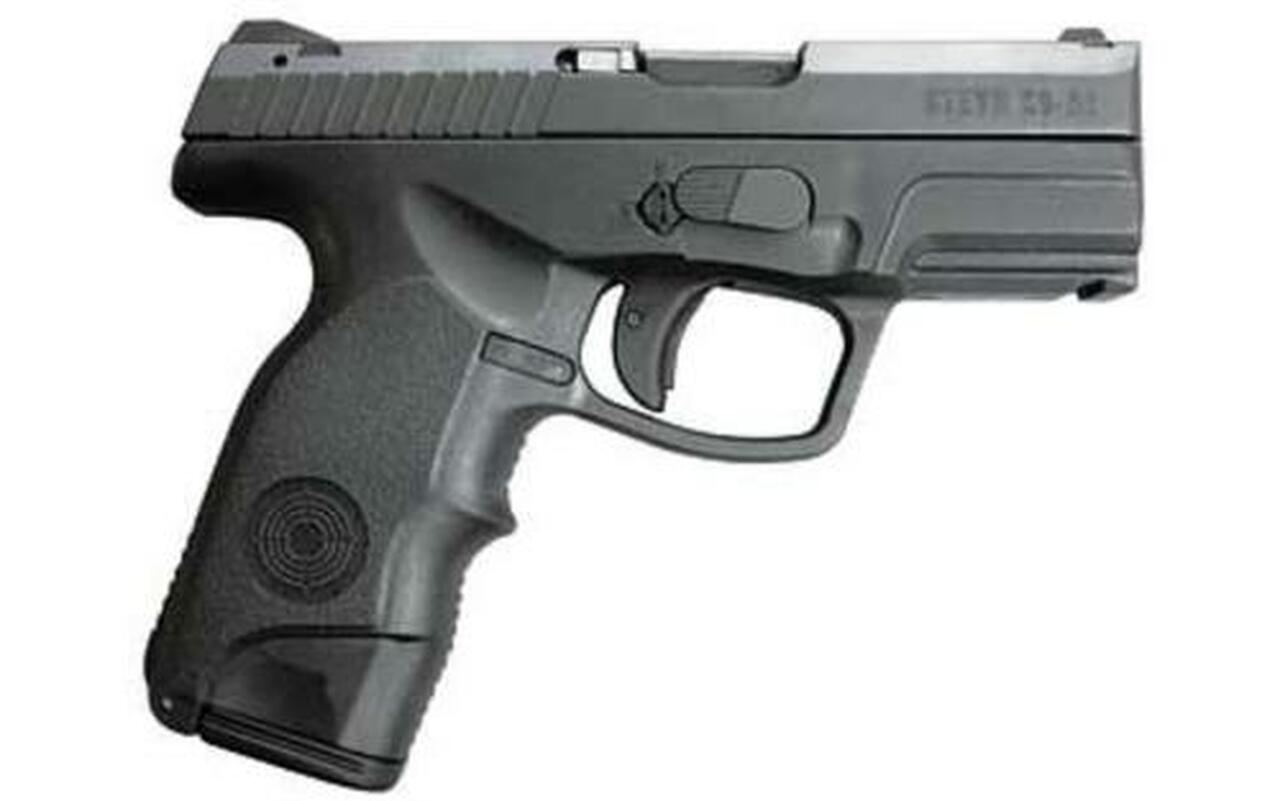 Steyr C9-A1, 9mm, 3.6″, 17rd, Black Polymer Grip,