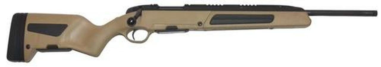 Steyr Scout Rifle Bolt Action, .308 Win, 19″ Fluted Barrel 5rd, Brown Synthetic