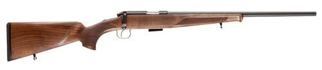 Steyr Zephyr II .17 HMR, 19.7″ Barrel, Walnut Stock, Black Mannox, 5rd