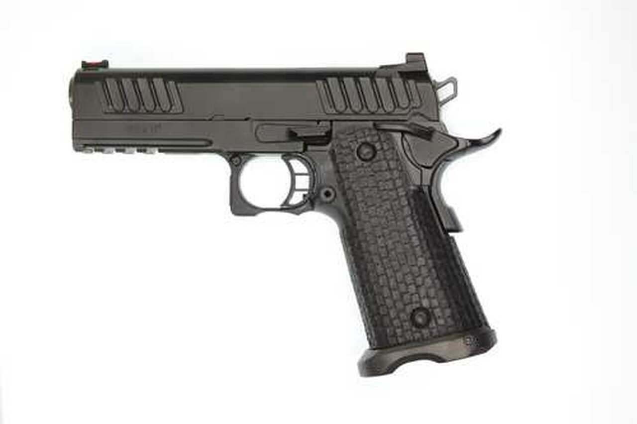 STI Staccato-P .45 ACP, 4.15″ Bull Barrel, Black W/ DLC BRL, 13rd