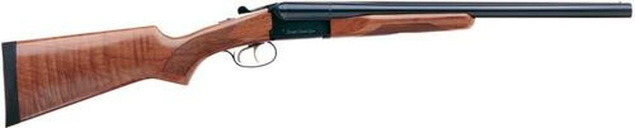 Stoeger Coach Gun SxS, AA-Grade Gloss Walnut Stock, Blue 12 Ga, 20″ Barrel