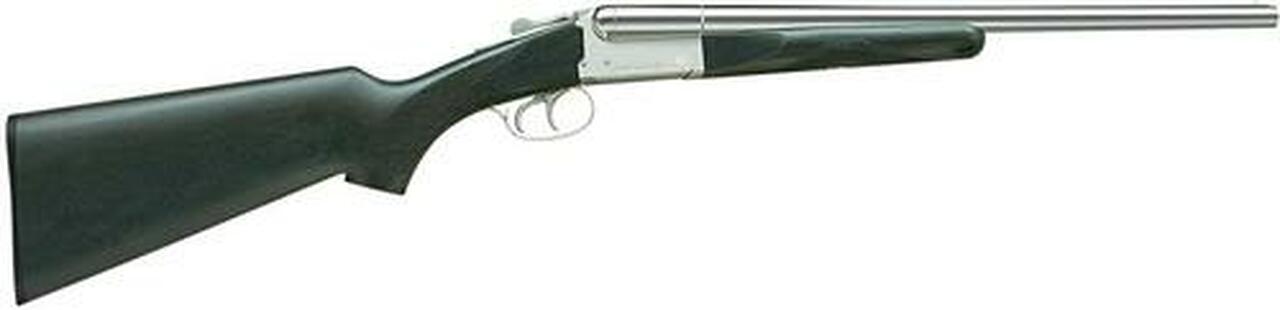 Stoeger Coach Gun SxS, Black Walnut, Polished Nickel 12 Ga, 20″ Barrel