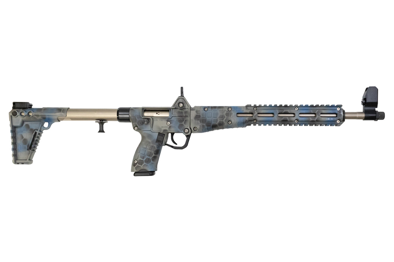 Sub 2000 Gen2 9mm Carbine with Hex KAOS TriCoat Cerakote Stock and Nickel Boron