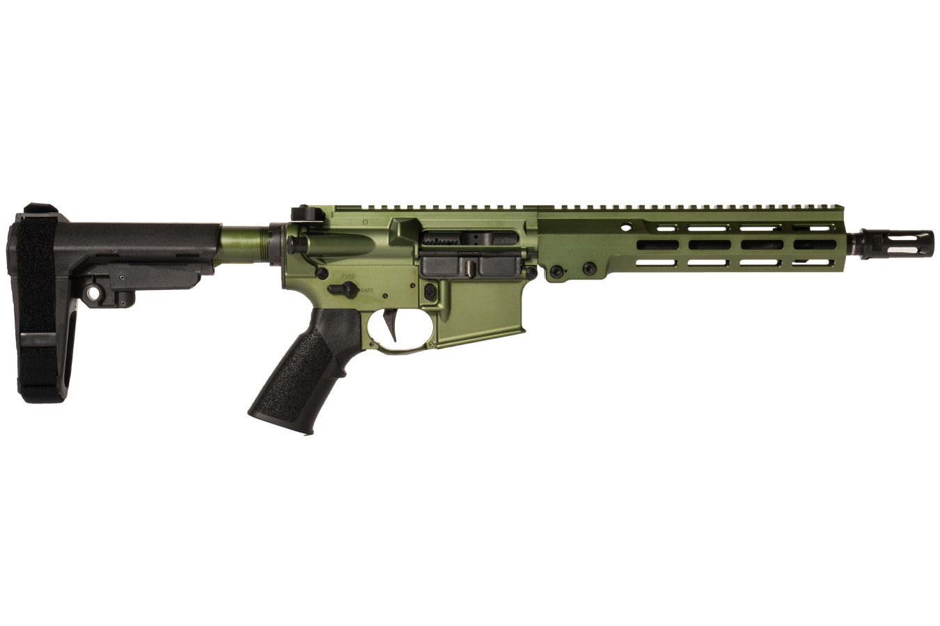 Super Duty 5.56mm AR-15 Pistol with OD Green Finish and SBA3 Brace