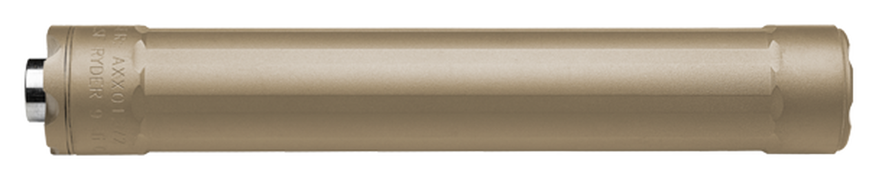 Surefire Ryder 9Ti Suppressor, 9mm, Dark Earth, 1/2×28 TPI