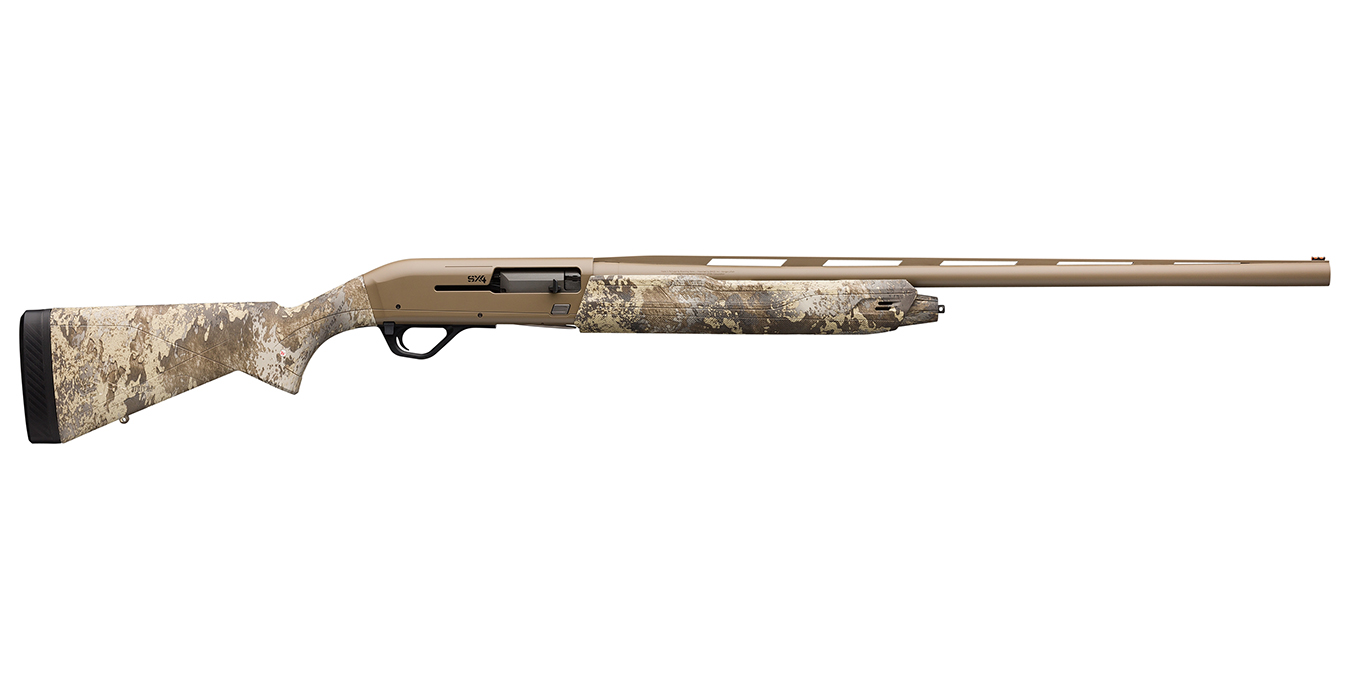 SX4 Hybrid Hunter 12 Gauge Semi-Auto Shotgun with 28 Inch Barrel and True Timber Prairie Camo