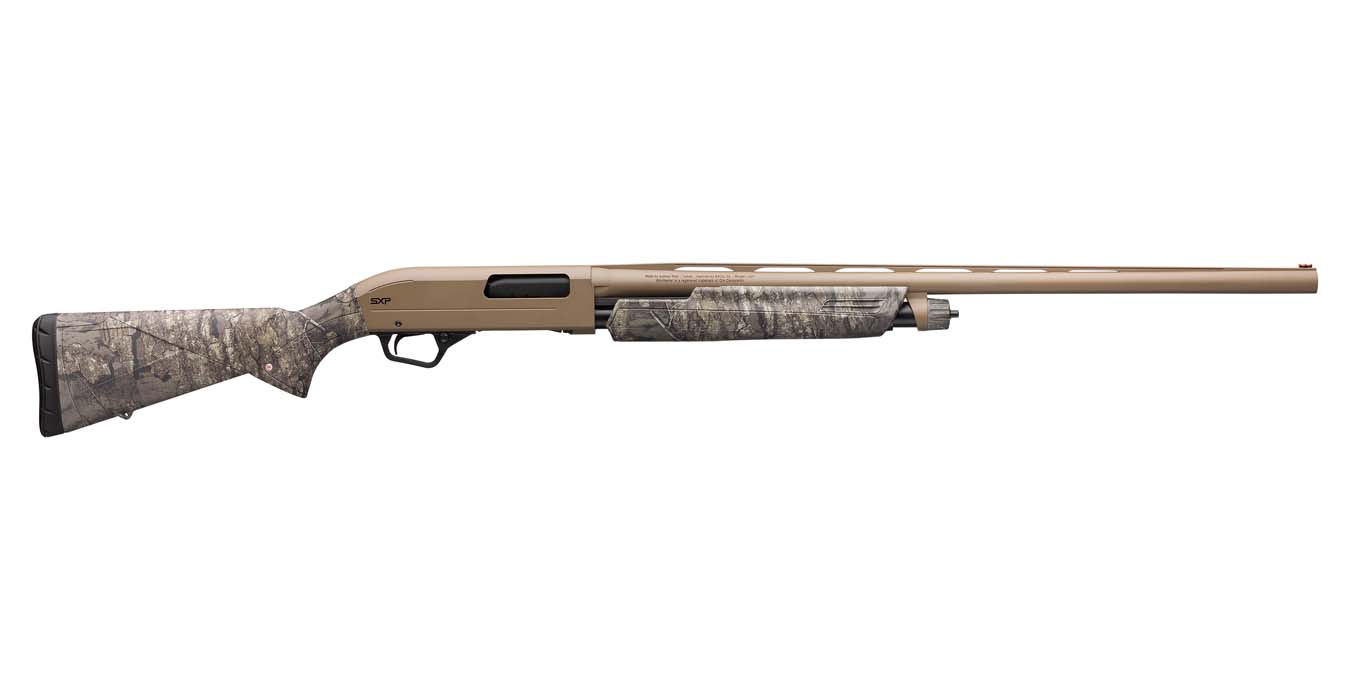 SXP Hybrid Hunter 12 Gauge Pump Action Shotgun with Realtree Timber Stock and FDE Finish
