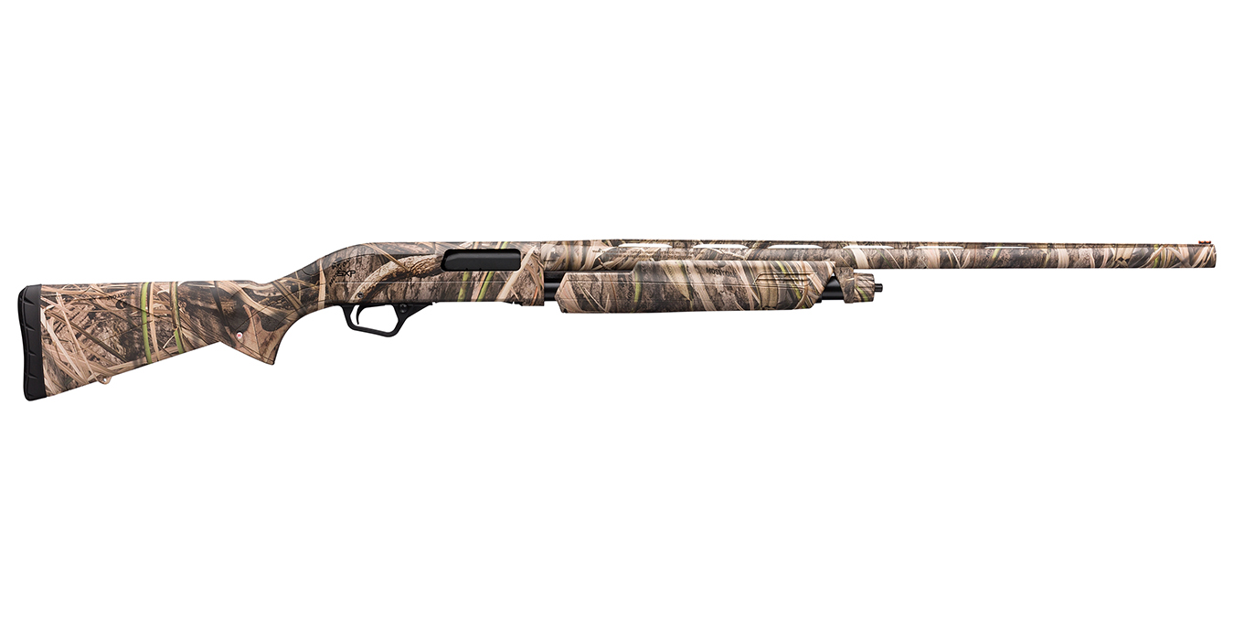 SXP Waterfowl 12 Gauge Pump Shotgun with Mossy Oak Shadow Grass Habitat Camo Finish