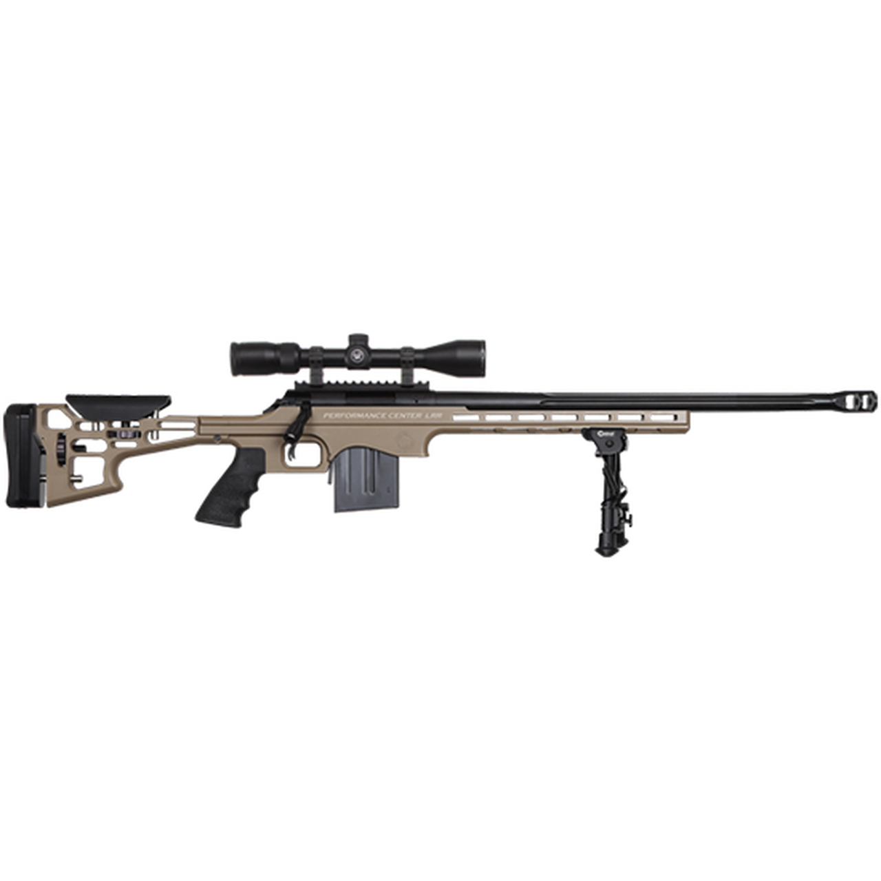 T/C Arms Performance Center LRR 6.5 Creedmoor 26″, Black Flat Dark Earth Aluminum Chassis Stock Vortex 4-12x, 10 rd