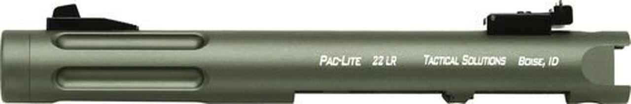 Tactical Solutions Pac-Lite Ruger Mark I,II,III, 4.5″ Fluted Matte OD Barrel 22LR