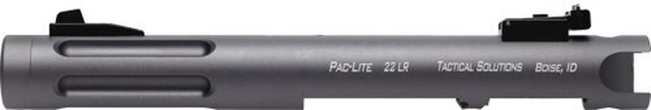 Tactical Solutions Pac-Lite Ruger Mark IV, 4.5″ Fluted Gun Metal Gray Barrel 22LR – SHIPS TO FFL