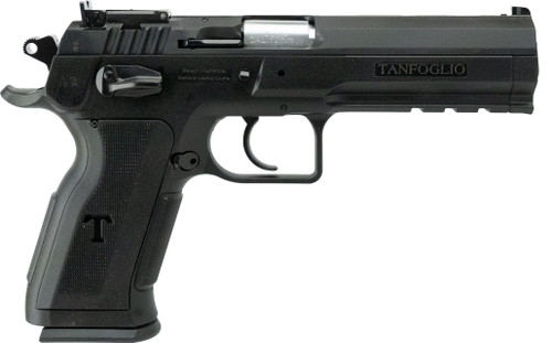 Tanfoglio IFG Stock III 10mm, 4.75″ Barrel, Black, Adjustable Sights, 13rd
