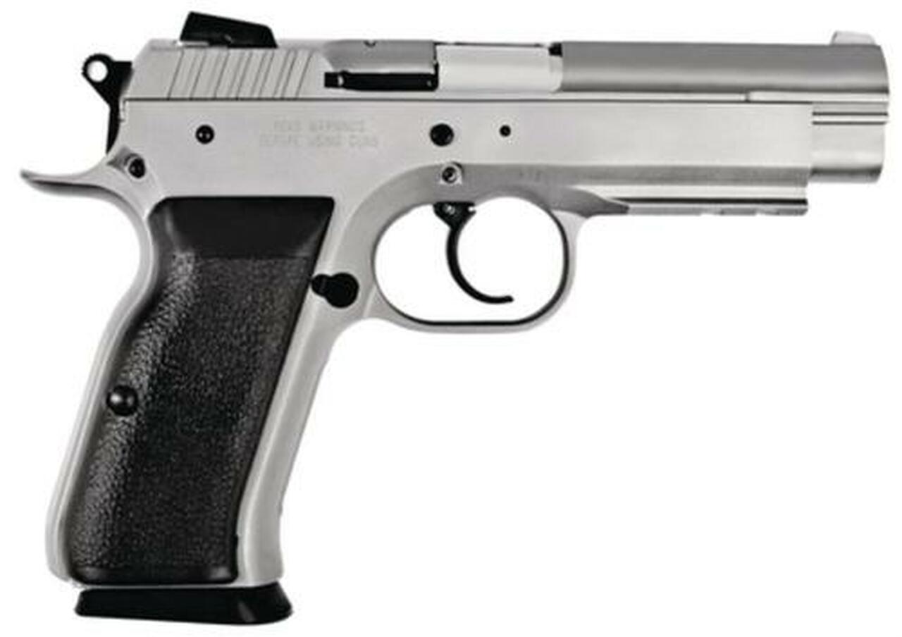 Tanfoglio Witness 10mm Steel, Full Size, 4.5″ Barrel, Wonder Finish, 14rd Mag
