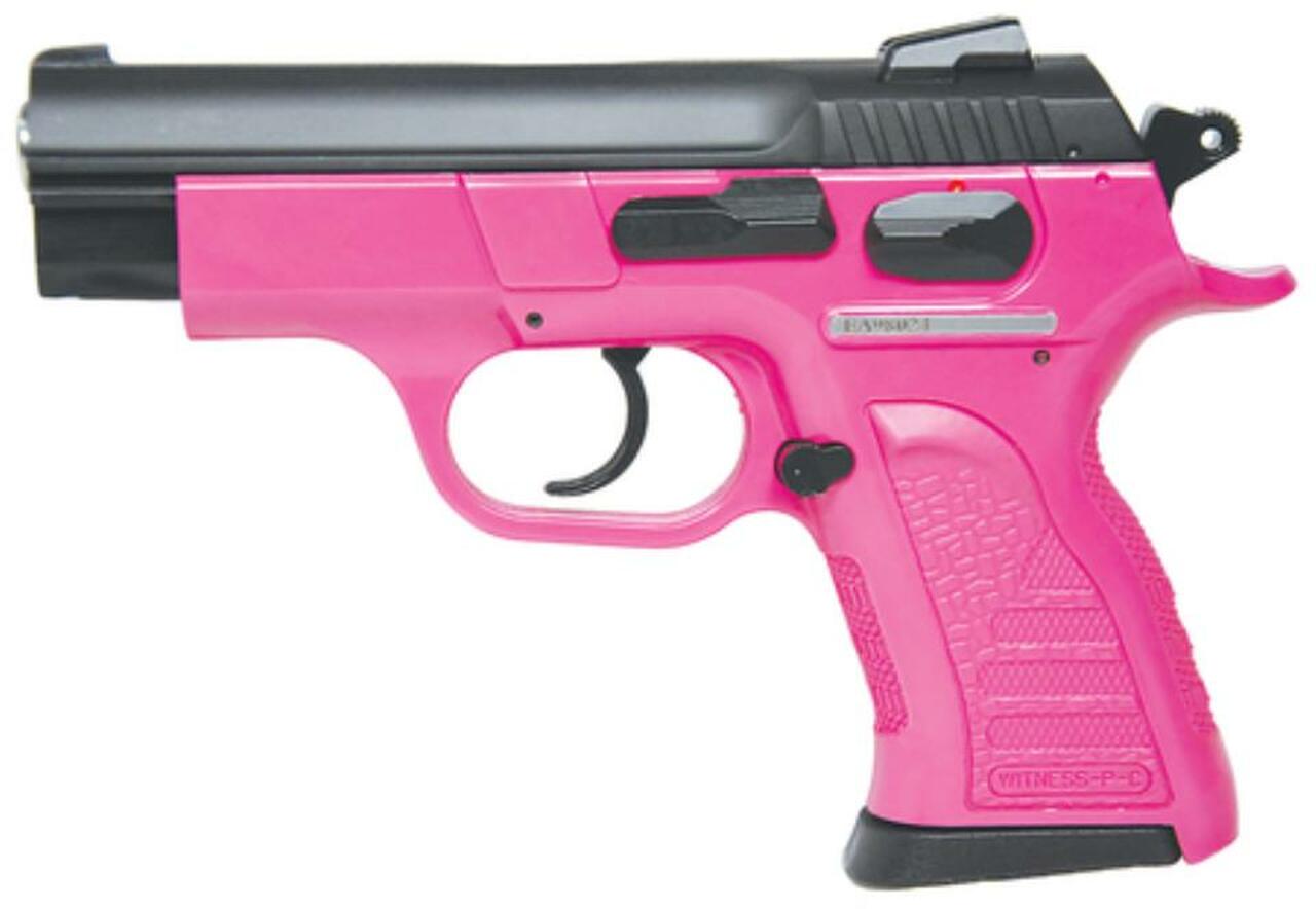 Tanfoglio Witness P Compact 9mm 3.6″ Barrel Blue Finish Pink Polymer Frame 12rd