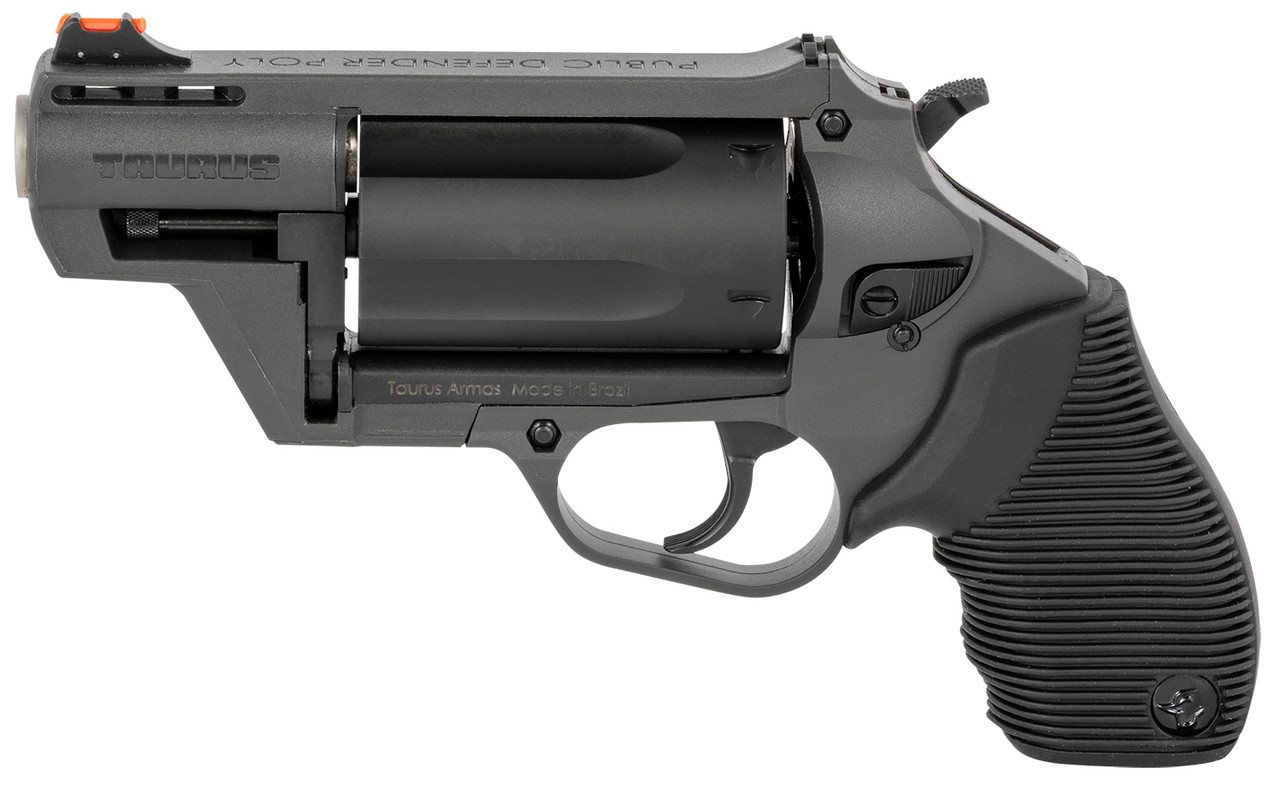 Taurus Public Defender 45 Colt/410 Ga, 2.5″ Barrel, Gray Frame, Black Grip, 5rd