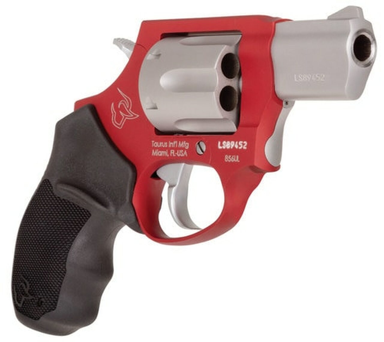 Taurus 856 Ultra Lite, .38 Special, 2″ Barrel, 6rd, Burnt Orange Frame, Stainless Cylinder/Barrel