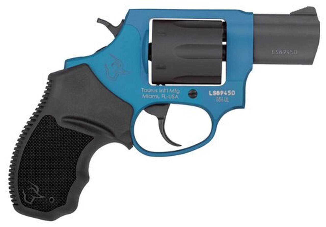 Taurus 856 Ultra Lite, .38 Special, 2″ Barrel, 6rd, Azure Blue/Black