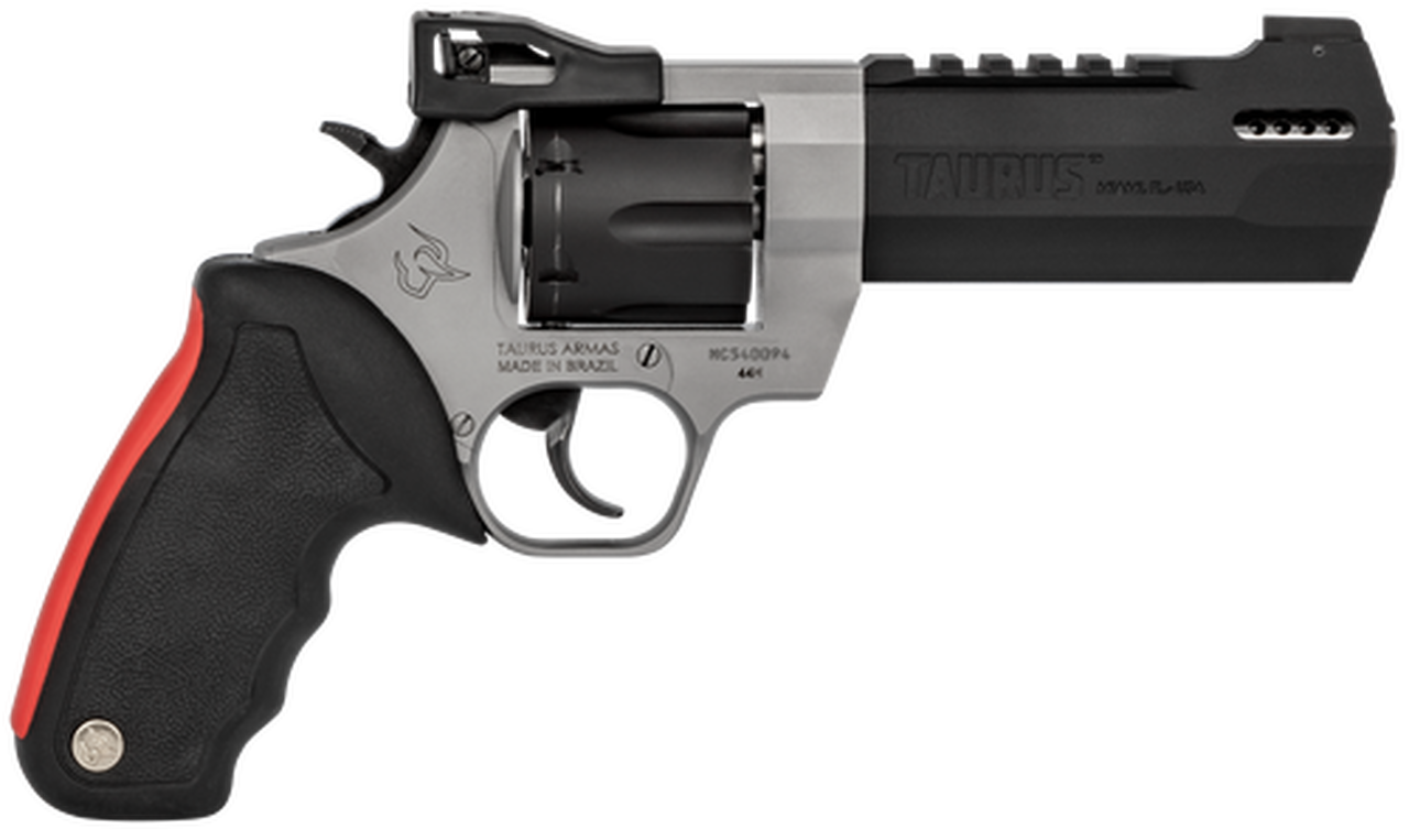 Taurus Raging Hunter, .44 Rem Mag, 5.125″ Barrel, 6rd, Black/Stainless