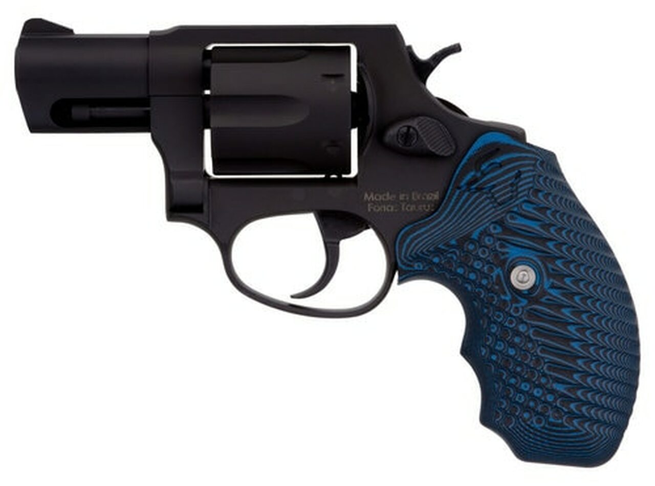 Taurus 856, Revolver, 38 Special, 2″ Barrel, Steel Frame, Black, Polymer Grips, 6Rd