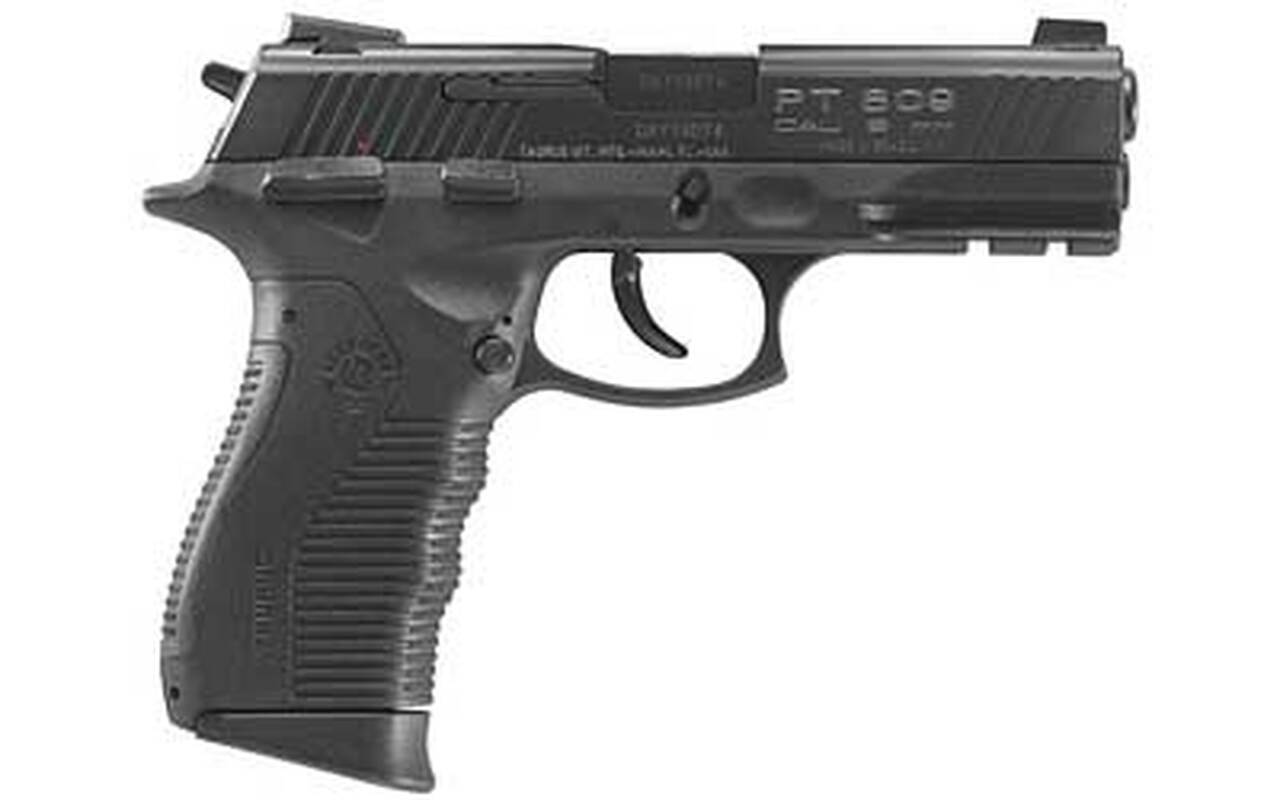 Taurus 809 9mm, 4″ Barrel Novak 3 Dot Sites Blued, 17rd Mag