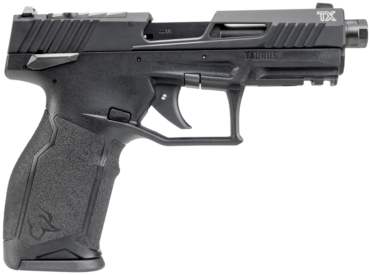 Taurus TX22 Gen 2 22 LR, 4.1″ Threaded Barrel, Black Cerakote, 10rd