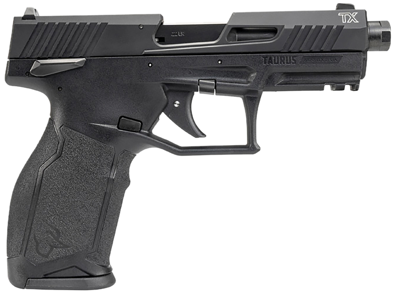 Taurus TX22 Gen 2 TORO 22 LR, 4.1″ Threaded Barrel, Black, Optic Ready, 22rd