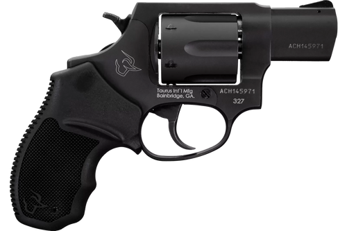 Taurus 327 327 Federal Mag, 2″ Barrel, Black, Walnut Grip, 6rd