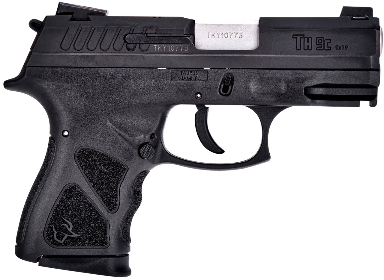 Taurus TH9c 9mm, 3.54″ Barrel, Novak Sights, MTS, Black, 10rd