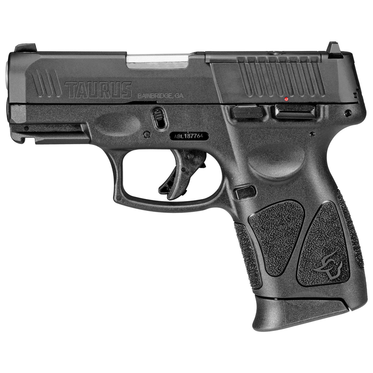Taurus, G3C, T.O.R.O. (Taurus Optic Ready Option) Compact 9mm, 3.26″ Barrel, Polymer Frame, Manual Safety, Optic Ready, 12Rd, 3 Magazines