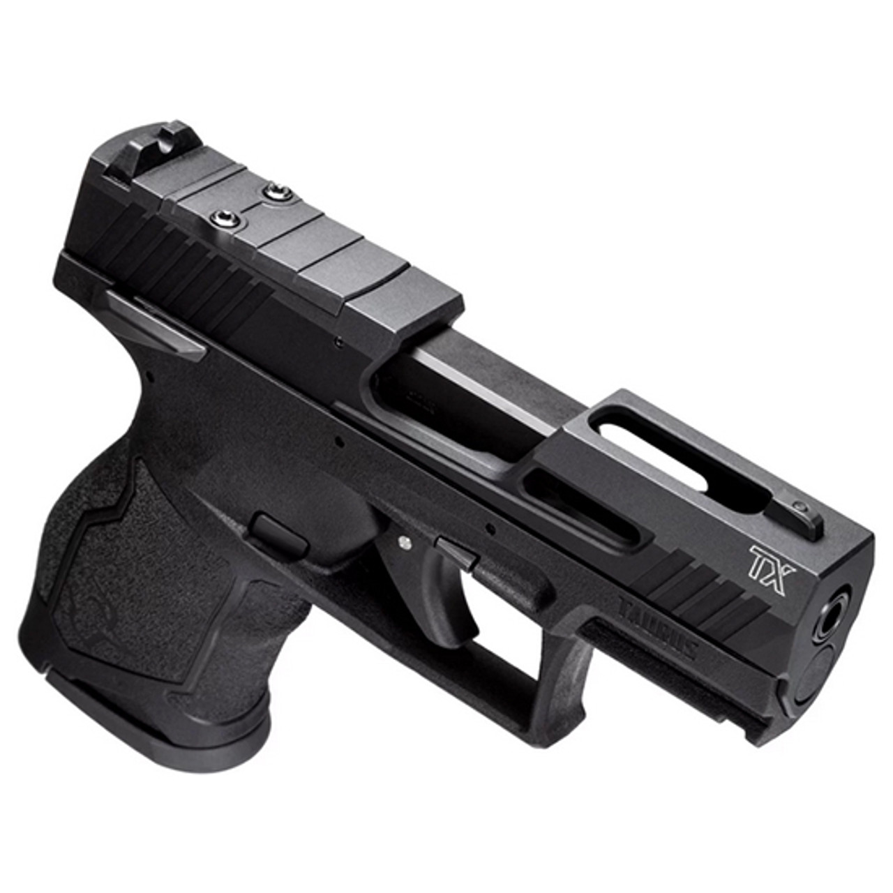 Taurus TX22 22 LR, 3.5″ Compact Threaded Barrel, Black, Manual Safety, Adj. Rear Sight, 10rd