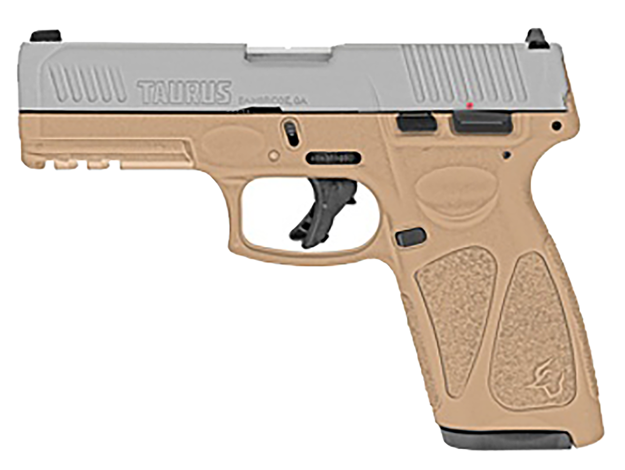 Taurus G3 9mm, 4″ Barrel, Tan Finish, Fixed Sights, 15rd