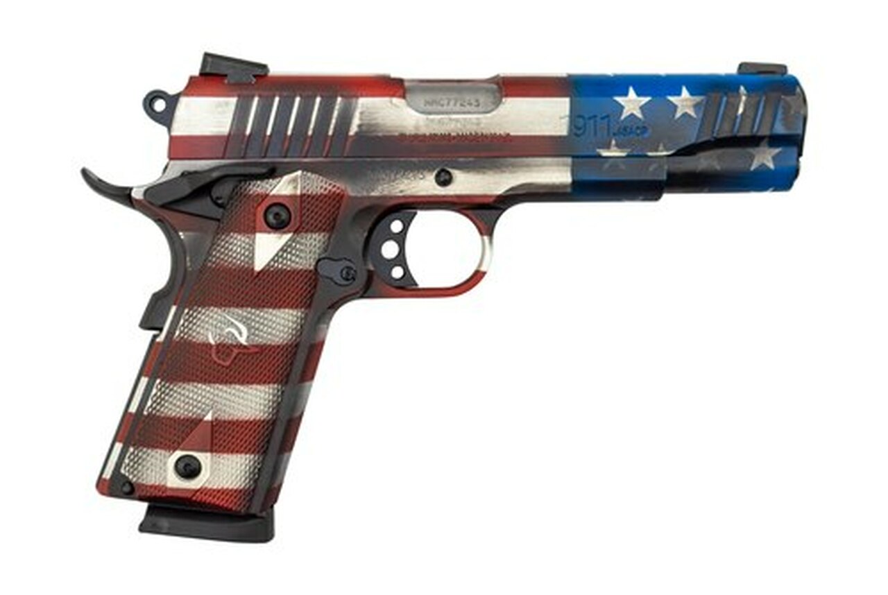 Taurus 1911 US Flag Edition .45 ACP, 5″ Barrel, US Flag Cerakote, 8rd