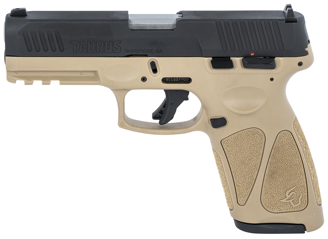 Taurus G3 9mm, 4″ Barrel, Adj. Rear/White Dot Front, Flat Dark Earth, 15rd/17rd