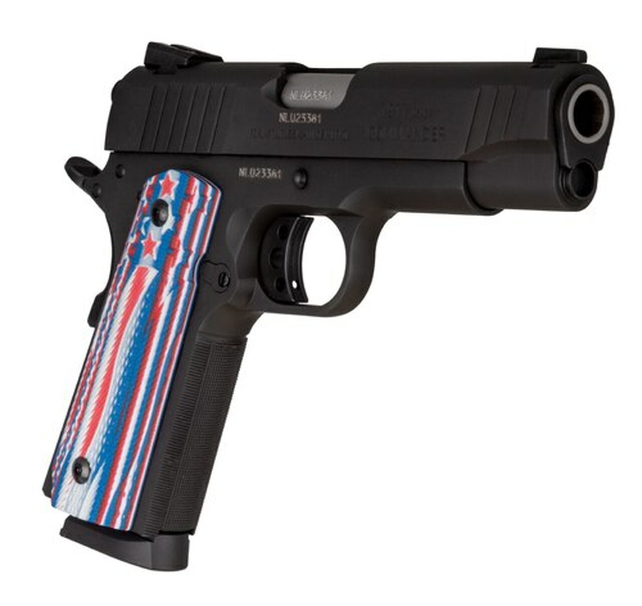 Taurus 1911 Commander, 45 ACP, 4.25″ Barrel, 8rd, VZ Stars And Strips Agressive Texture Grips