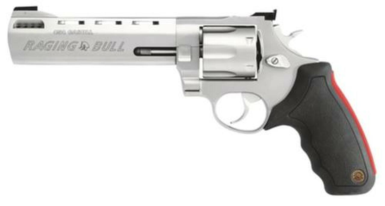 Taurus 454 Raging Bull 454 Casull 6.5″ Barrel 5rd Adjustable Sight Rubber Grip SS