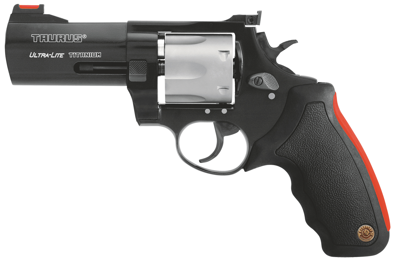 Taurus 2444041ULT Model 444 UL 44 RemMag 4″ 6rd Cushion Inset Synthetic Grip 2TN