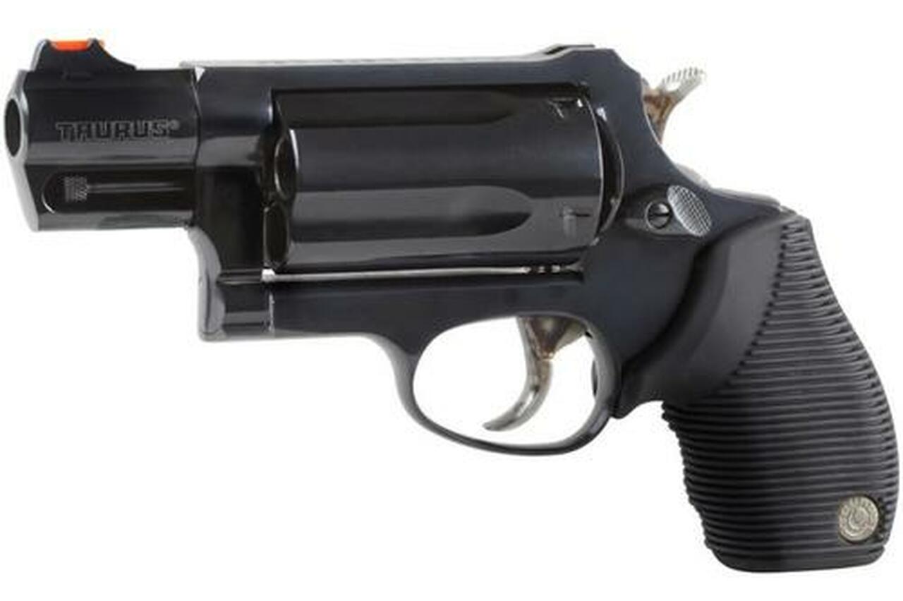 Taurus Judge Tracker Public Defender 410/45LC 2.5″ 5rd Ribber Grip Bl