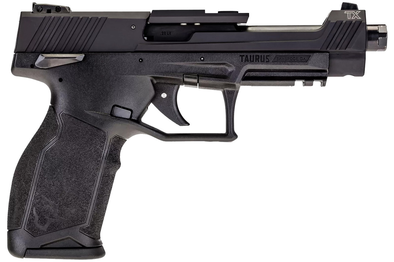 Taurus TX22 Competition 22 LR, 5.25″ Threaded Barrel, Black, Optic Ready, 10rd