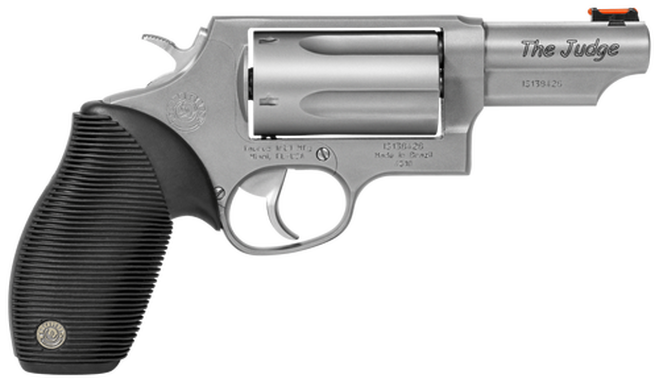 Taurus Judge Magnum, 410 Ga/45 Colt, 3″ Barrel, 5rd, Stainless