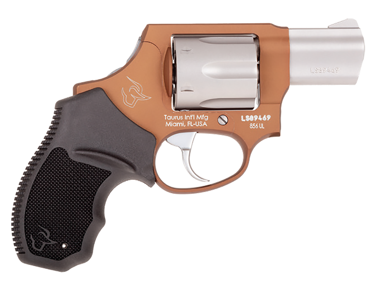 Taurus 856 Ultra Lite Concealed Hammer, .38 Special, 2″ Barrel, 6rd, Bronze