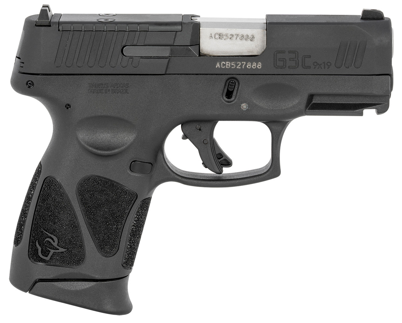 Taurus G3C TORO 9mm, 3.2″ Barrel, Manual Safety, Black, 10rd