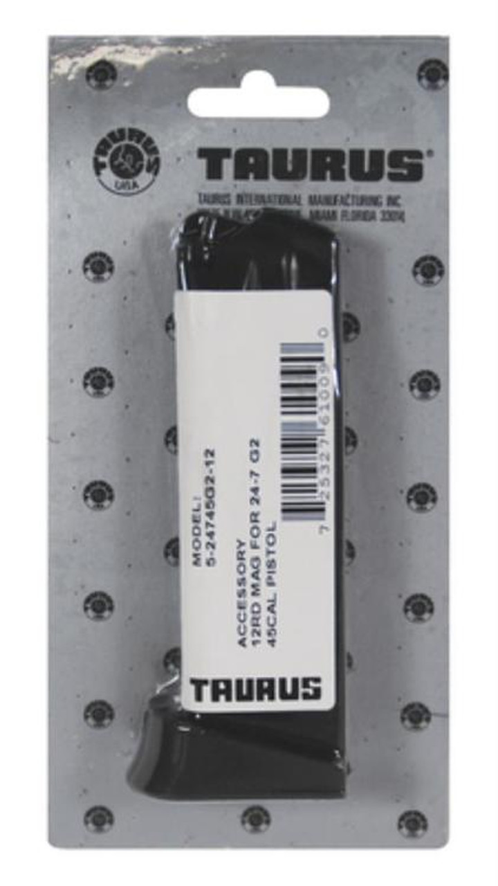 Taurus Magazine, 45 ACP, 12rd, Fits PT247 & G2, Blue Finish